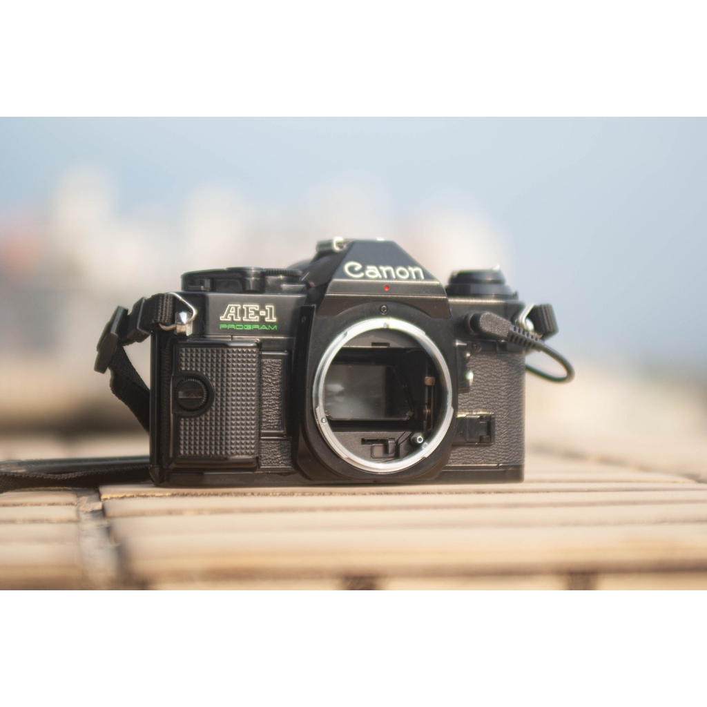Canon AE-1P + DataBack A + 相機背帶
