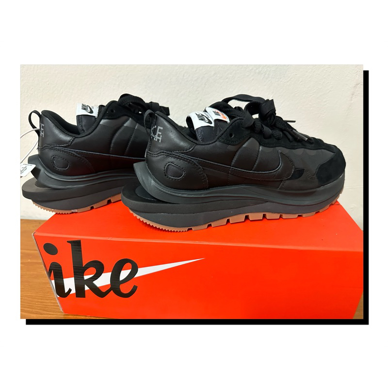 《nana代購》Nike SACAI VAPORWAFFLE BLACK GUM 黑生膠US9