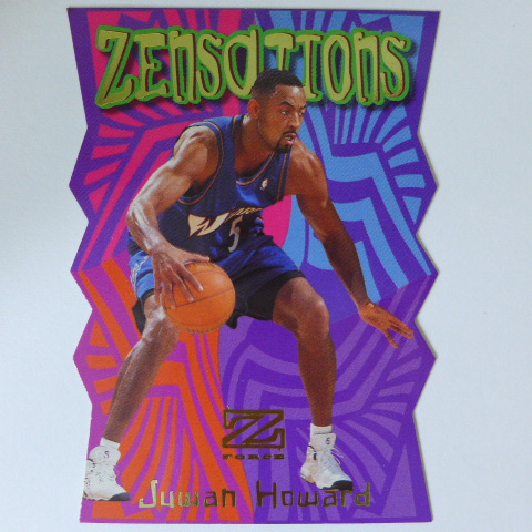 ~ Juwan Howard ~NBA球星/朱萬·霍華德 1998年.七彩切割設計.特殊卡