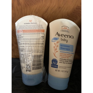 Aveeno Eczema Therapy 天然燕麥保濕無香乳霜、異膚濕疹、身體乳 5oz/141g