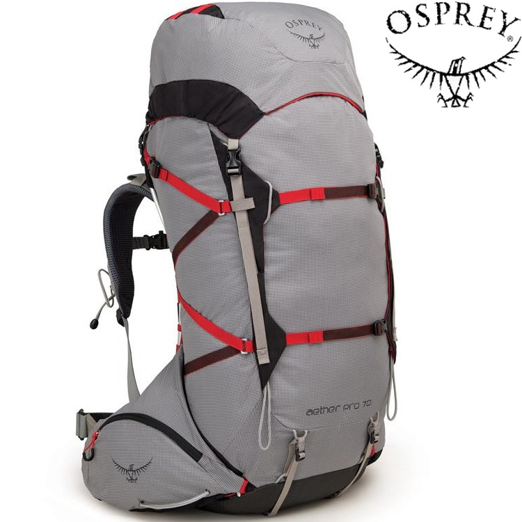 Osprey Aether Pro 70 男款 登山背包 星球灰 keplergrey