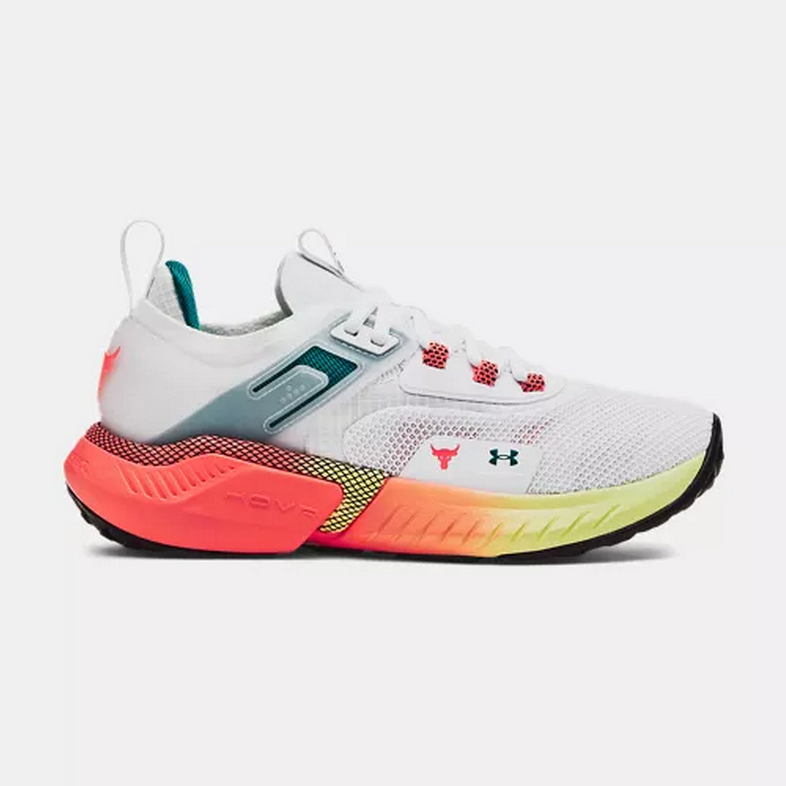 Under Armour 訓練鞋 運動鞋 Project Rock 5 女 3025436-102 米灰