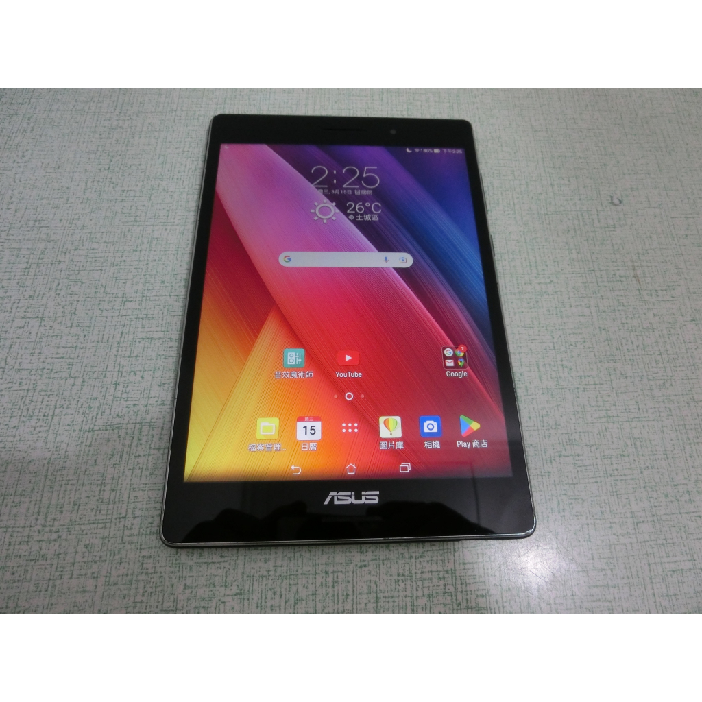 ASUS ZenPad S 8.0 Z580CA P01MA 4G/64G 功能正常 有一個瑕疵 請看說明