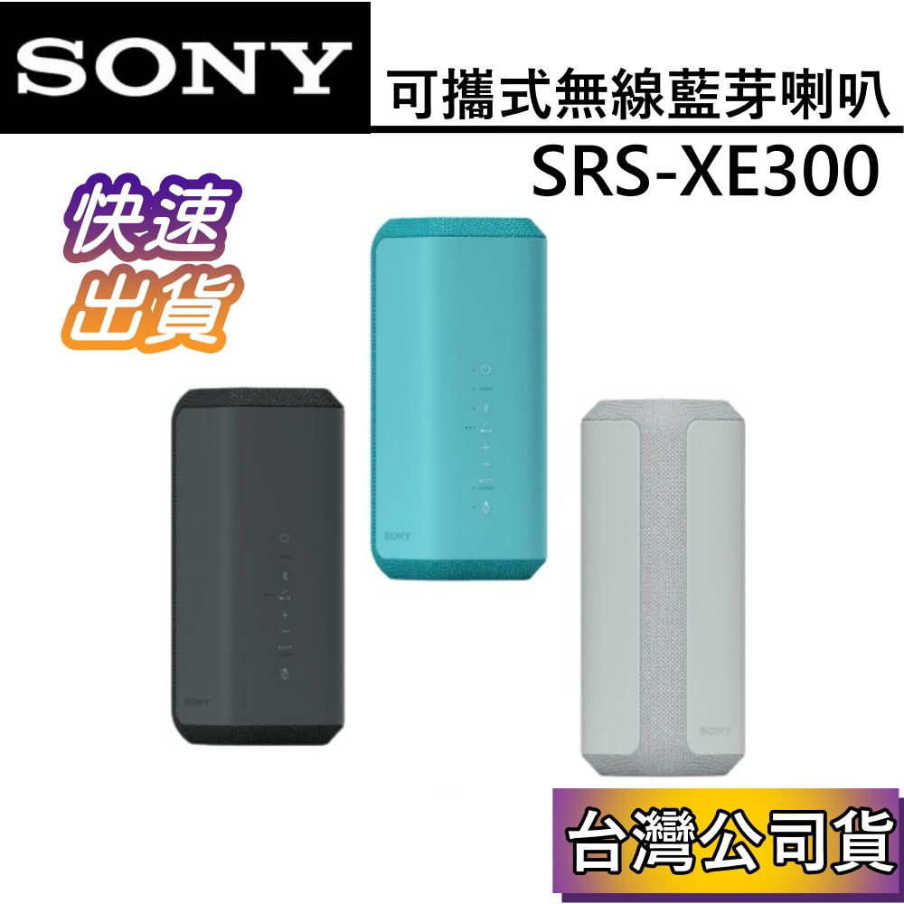 SONY 索尼 SRS-XE300 多點連線 IP67 藍芽喇叭 台灣公司貨【領券再折】