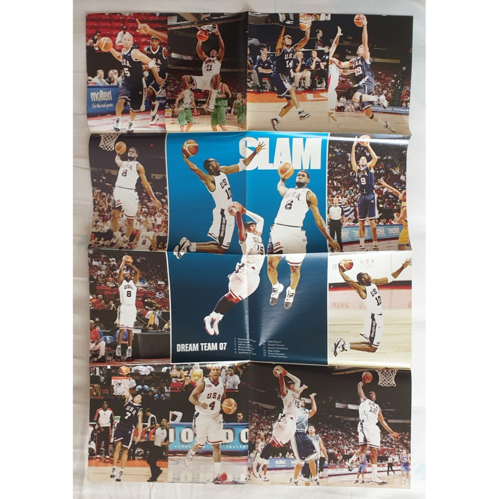 【多款】NBA 絕版 海報 美國隊 Jordan Dream Team Lebron Kobe