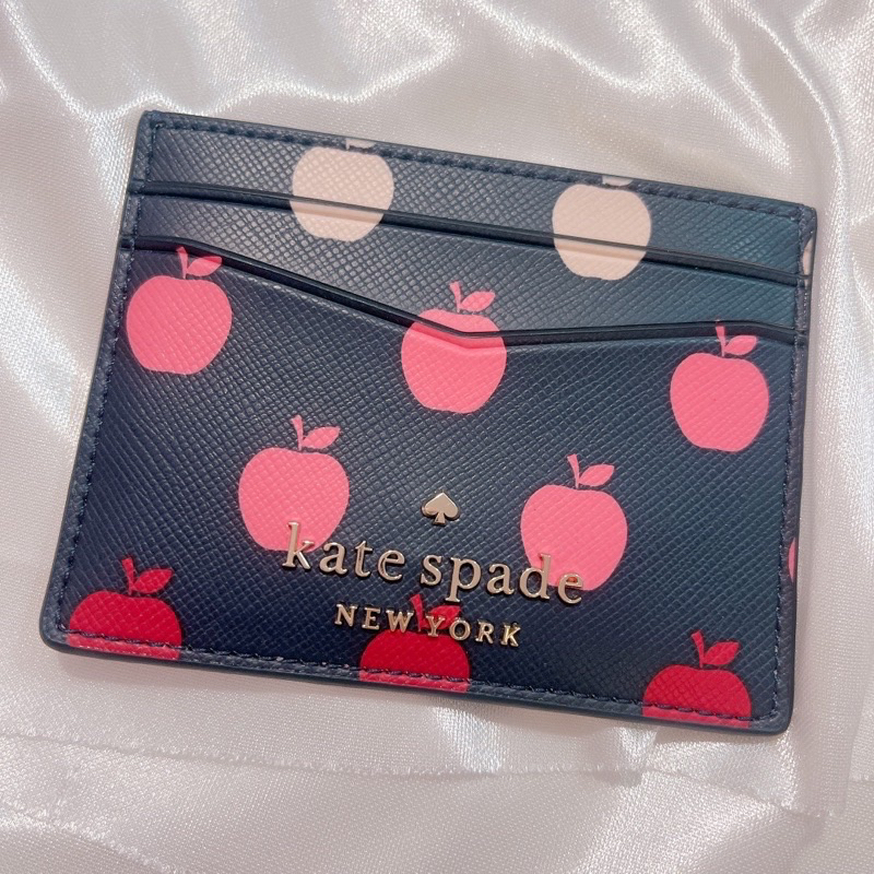 Kate spade 蘋果 票卡夾