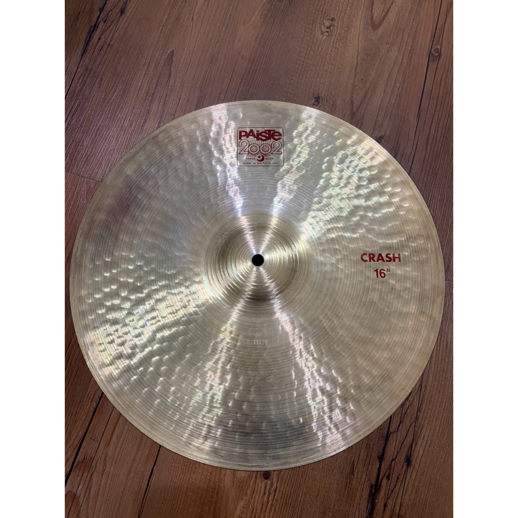 9.5新Paiste 2002 16吋 Crash Cymbal CLASSIC系列 公司貨 瑞士製  Zildjian