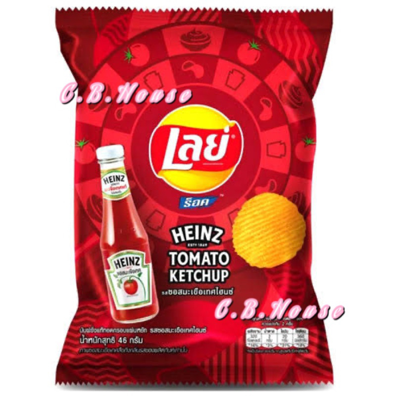 預購商品🔥 泰國 7-11 樂事經典洋芋片 Lays HEINZ 泰國限定 番茄醬口味 洋芋片