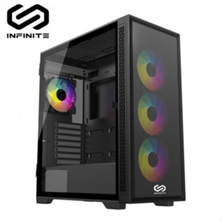 【豪騰電腦】松聖 LITE L370 BLACK 黑 ATX ARGB 風扇 開門式玻璃側板 機殼