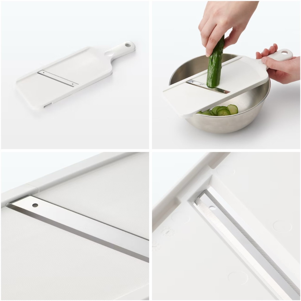 【MUJI 無印良品】日本製 不鏽鋼蔬果切片調理器 雙刃切片器 廚房 刨絲 切片器 料理用品 刨刀 蔬菜切片器