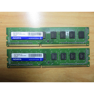 D.桌上型電腦記憶體- ADATA 威剛 DDR3-1600雙通道 4G*2共8GB不分售 直購價100