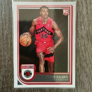 2022-23 Hoops Red Backs 多倫多暴龍隊 Christian Koloko RC 背面紅色平行卡