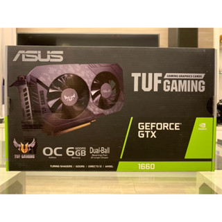 顯卡空盒!! 沒有顯卡! 華碩 ASUS TUF GTX 1660 顯示卡空盒 紙盒 彩盒 華碩1660顯卡空盒子 空箱