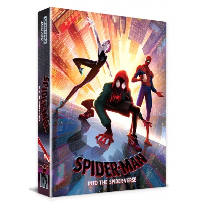 蜘蛛人：新宇宙 (Spider-Verse)【4K+3D+BD藍光】幻彩盒限量獨家鐵盒版B2 (台灣繁中字幕)