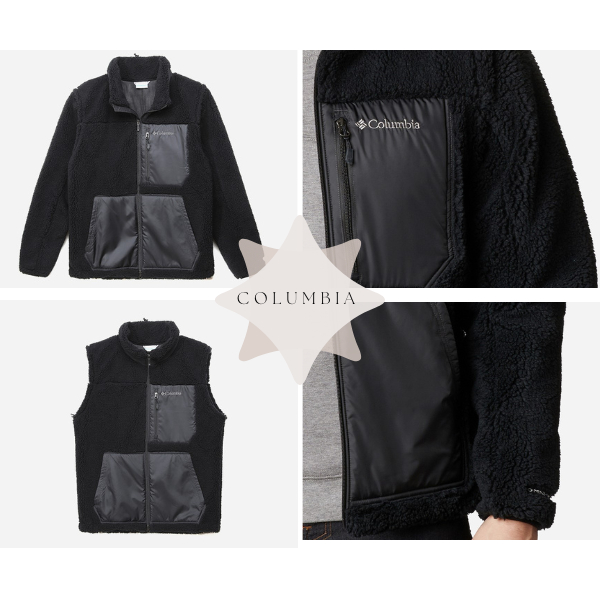Columbia 哥倫比亞 Archer Ridge  系列  男款- 羊羔毛刷毛外套 可拆成背心(一件兩穿) #現貨