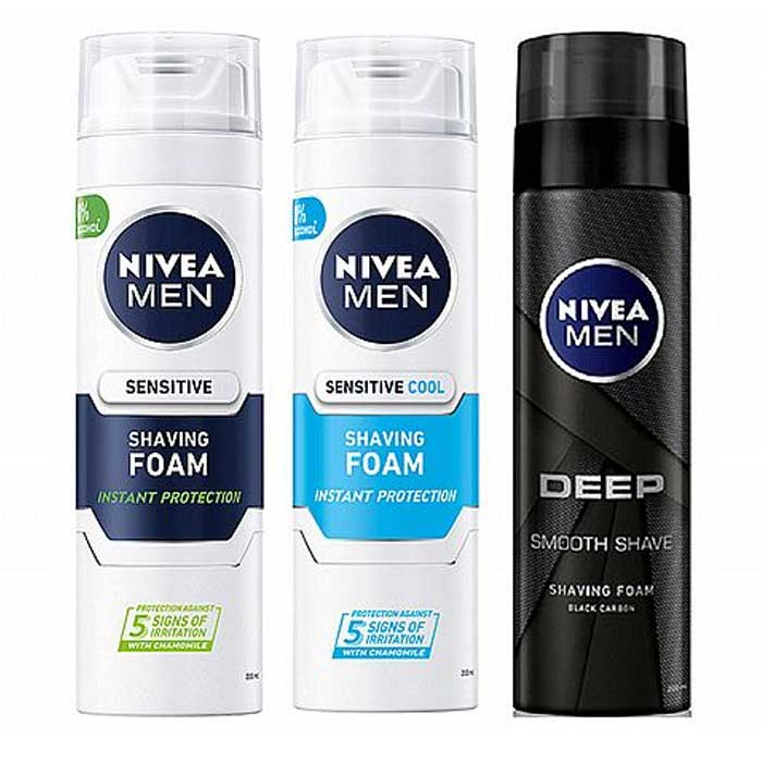 NIVEA 妮維雅 男士刮鬍泡(200ml) 款式可選【小三美日】空運禁送 DS012754