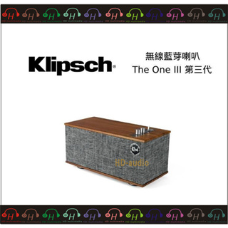 熱銷現貨⚡弘達影音多媒體 Klipsch 古力奇 THE ONEIII 無線藍牙喇叭 第三代 核桃木色 公司貨