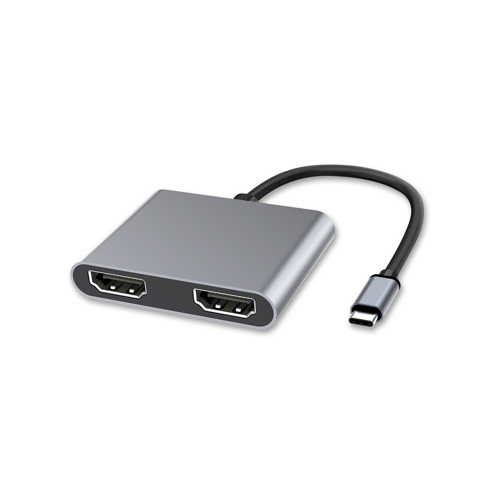 HDMI type C 轉 2口 HDMI 線 頭 同屏線 畫面延伸 轉接 線 轉接器 看盤 股票 美股 台股 港股 獨