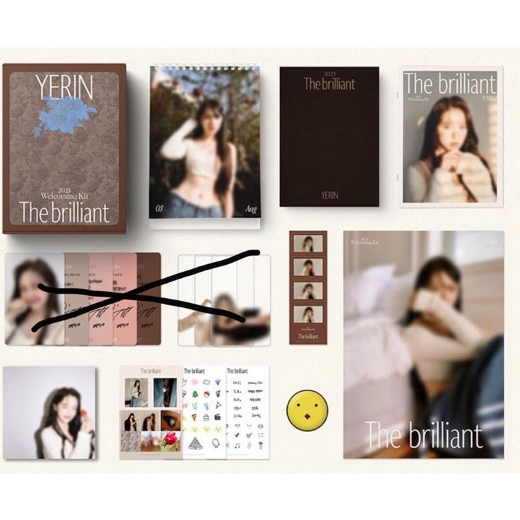 （現貨）Gfriend Yerin 2023 SEASON’S GREETINGS 年曆 桌曆 手機支架 貼紙 海報