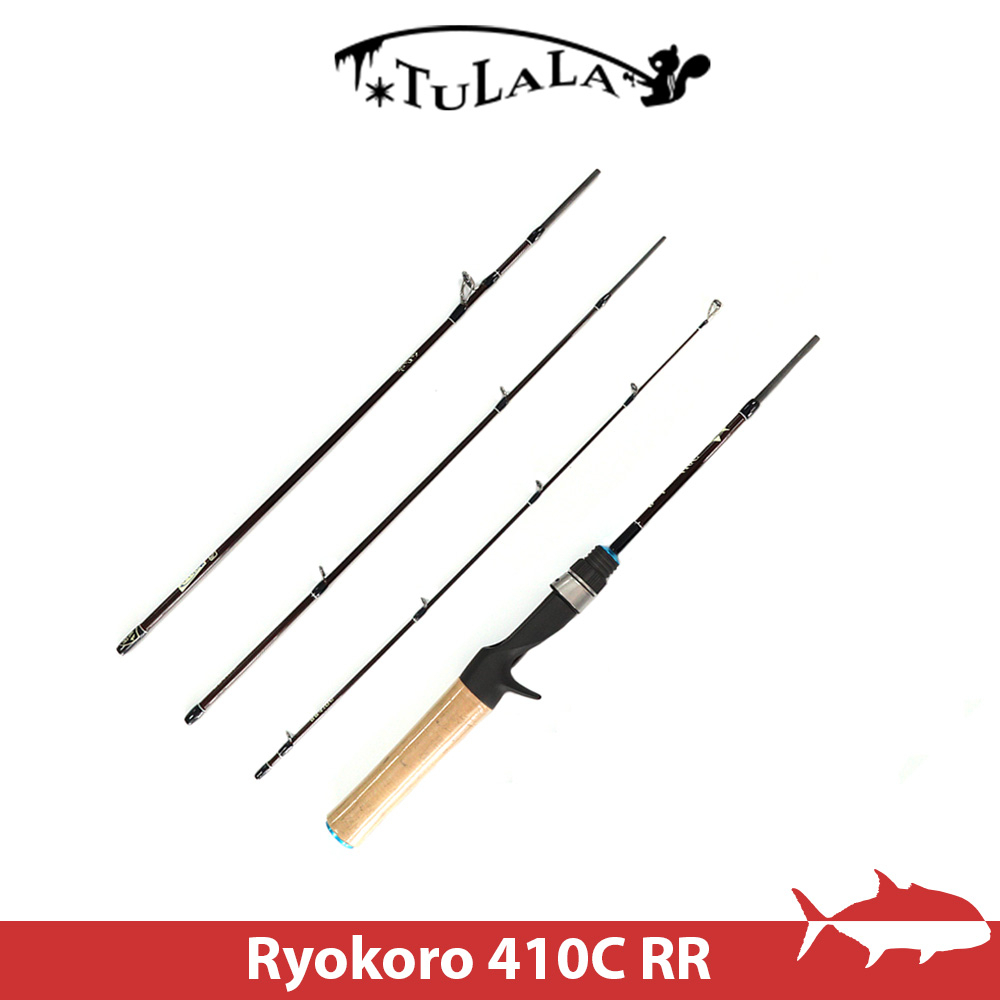 【搏漁所釣具】 Tulala Ryokoro 410C-RR 多節旅行竿 槍柄  4節 攜帶方便 輕重量