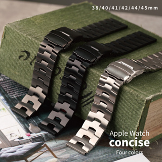 【太空金屬-鈦Ti】AllTi22 個性款鏤空鈦合金 Apple watch通用錶帶 Ultra S8 S7 S6 SE