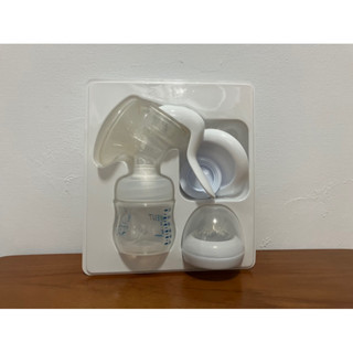 AVENT 新安怡輕乳感PP手動吸乳器(英國製) 擠乳器/奶瓶/奶嘴頭