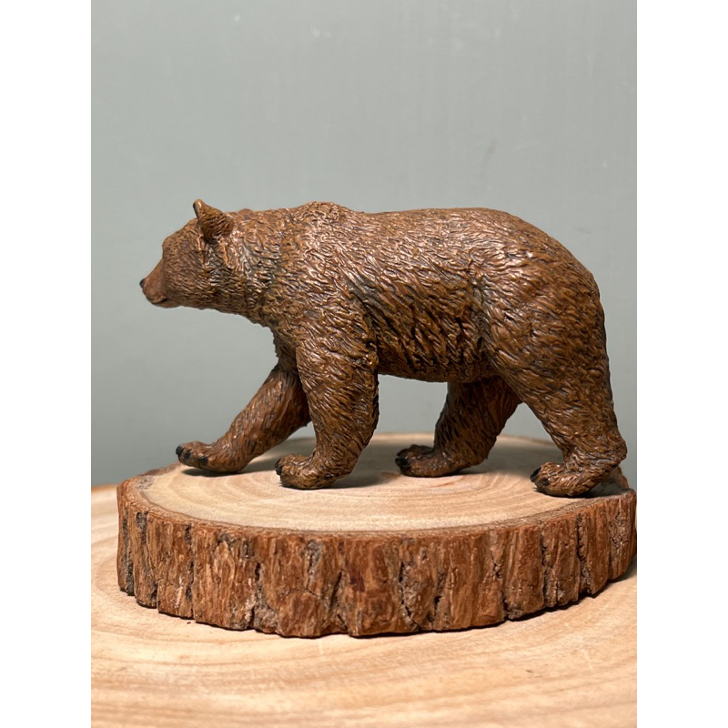 法國 古董 玩具 黑熊 模型 公仔 教學模型 動物模型 黑熊 棕熊 熊 擺飾 選物店 老物 舊物 擺件