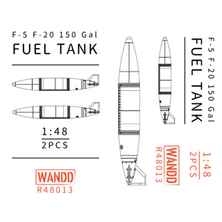 3D列印 F-5E F-20 AT-3 150加侖副油箱(一套2組)(1/32 1/48 1/72 WANDD)