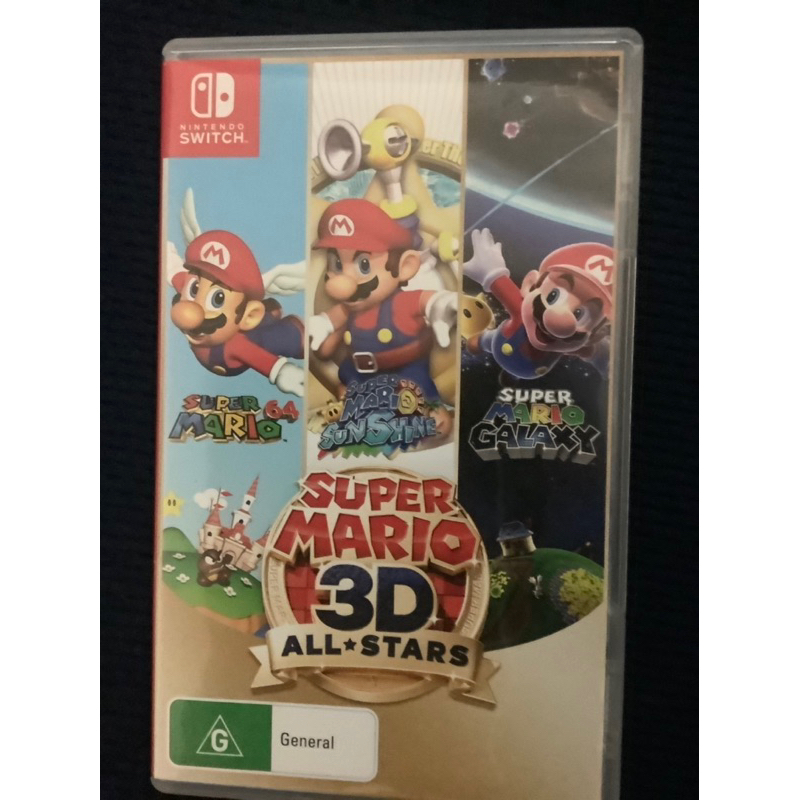 二手NS Nintendo Switch super mario 3D all stars 瑪利歐 3D合輯 英文版
