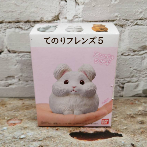 日本 BANDAI 正版盒玩 小鳥 掌上好朋友 5 第五彈 單售 02 白兔 全新未拆 倉鼠 兔子 刺蝟