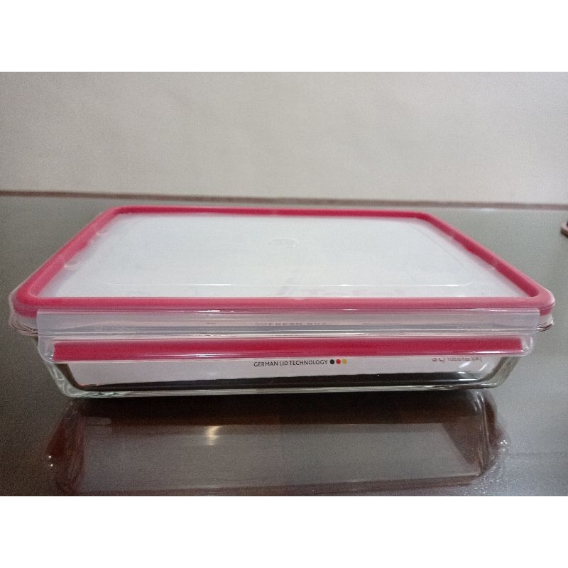 Tefal法國特福無縫膠圈耐熱玻璃保鮮盒 3L (1入) (100%密封防漏)