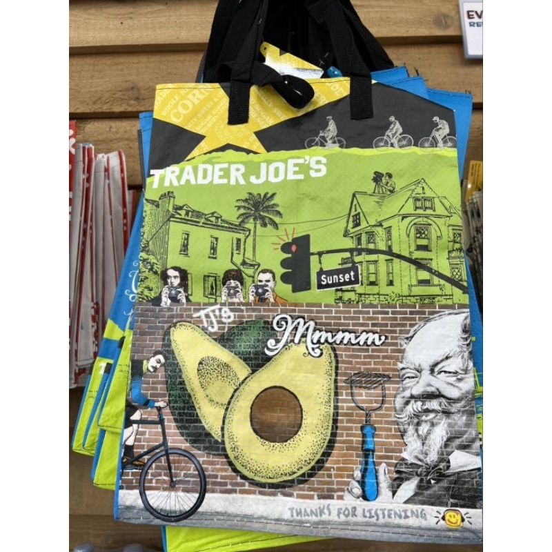 [現貨]Trader Joe's 酪梨牛油果購物袋.環保袋