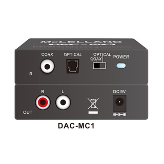 🔥台灣現貨🔥【英國名牌McLELLAND】DAC 光纖同軸/ toslink /光纖數位轉類比RCA轉換器/轉接