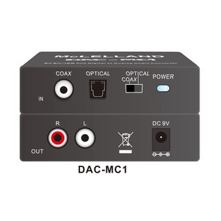 🔥臺灣現貨🔥【英國名牌McLELLAND】DAC 光纖同軸/ toslink /光纖數位轉類比RCA轉換器/轉接
