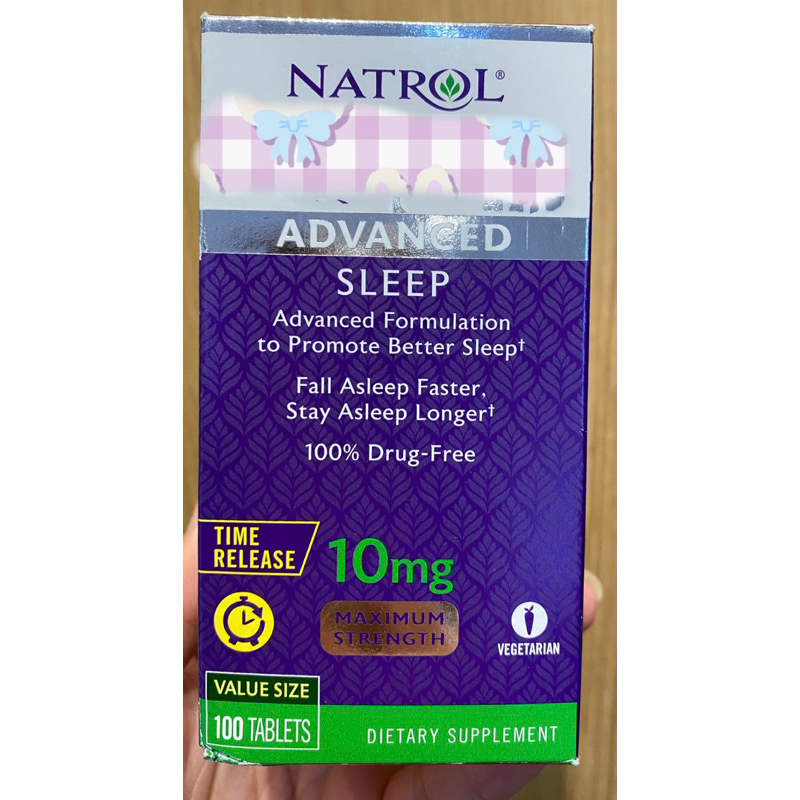 ［美國現貨］NATROL 提高睡眠速溶片 調整時差10mg100粒睡眠  睡眠錠 安眠  助眠 失眠