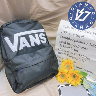 現貨 帝安諾-實體店面 Vans Logo Backpack 後背包 書包 滑板品牌 基本款 黑白 黑 筆電夾層