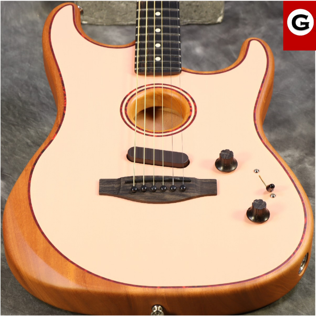 Fender / American Acoustasonic Stratocaster Shell Pink