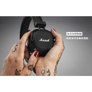 【OK露營社】Marshall Major IV 藍牙耳罩式耳機 - 經典黑/復古棕 台灣原廠公司貨