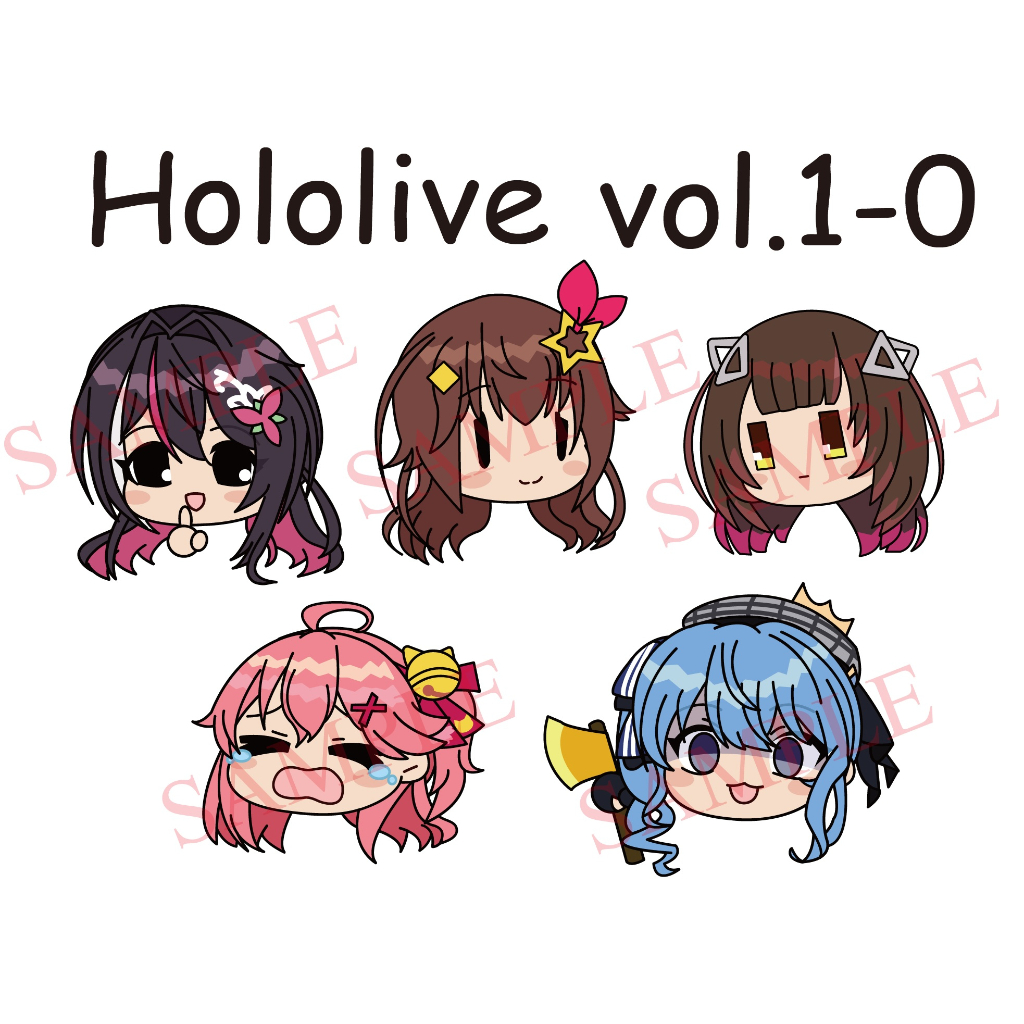 ~出清小屋~現貨全新hololive 表情  防水 貼紙 痛貼 車貼 時乃空 蘿蔔子 星街彗星 櫻巫女 AZKi