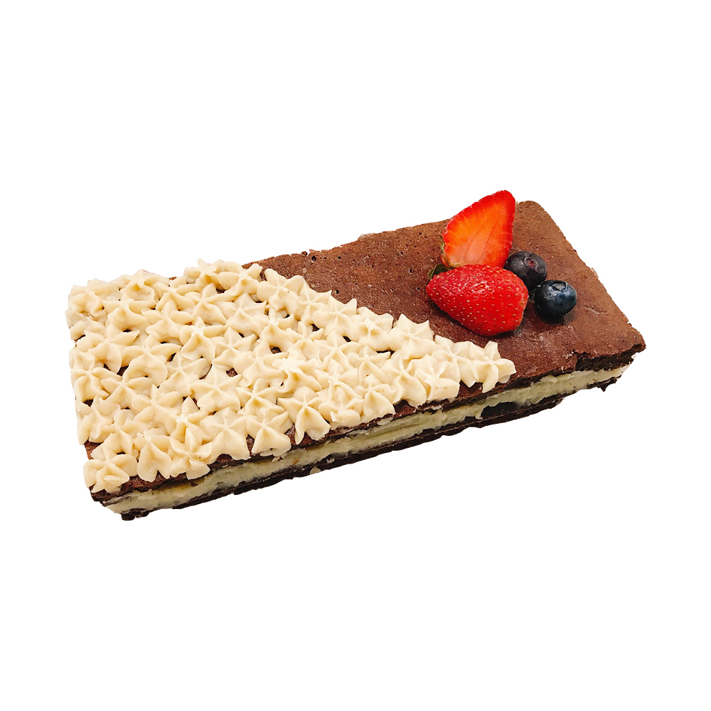 i3微澱粉-生日造型蛋糕-限糖長條巧克力水果蛋糕-6吋1顆(限卡 低澱粉 手作蛋糕)