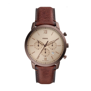 【Fossil】Neutra 沉穩氣質三眼計時手錶 FS5941 44mm 現代鐘錶