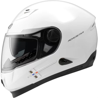 任我行騎士部品 法國 ASTONE ROADSTAR 808 素色 白 全罩式 安全帽 內藏墨鏡