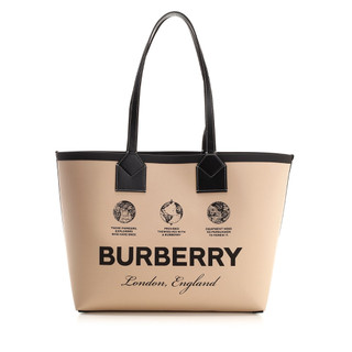 Burberry 80631211 雙面可用中款 London 托特包 附可拆卸小包