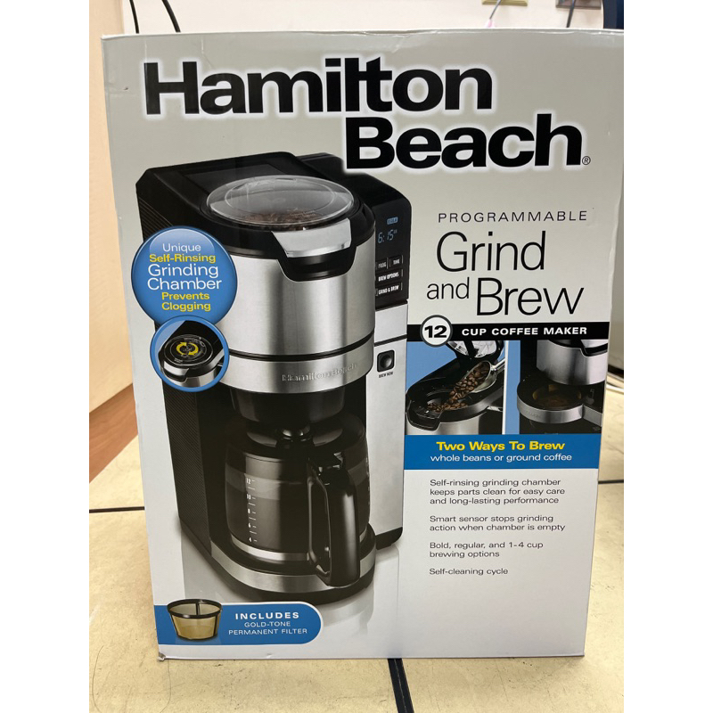 Hamilton Beach 咖啡機（全新未拆封）