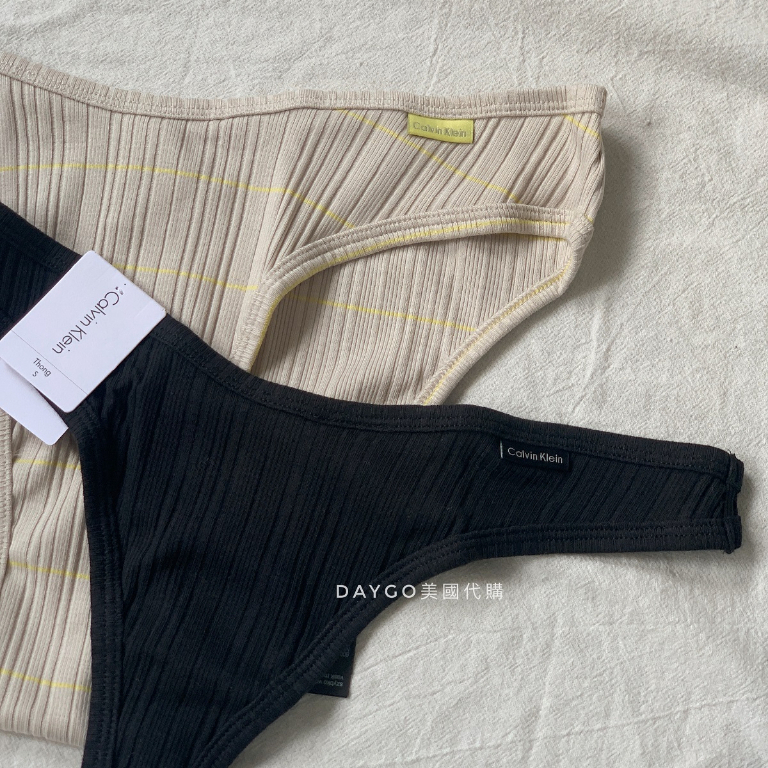 【DayGo美國代購】Calvin Klein CK Ribbed 直紋系列 內褲 三角褲 丁字褲 性感內褲