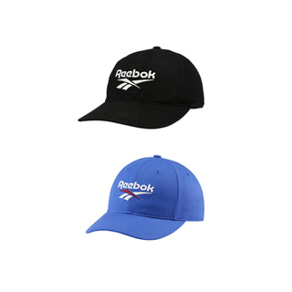 【REEBOK】CL LOST & FOUND CAP 休閒 配件 運動 黑 藍 帽子 -CE3432 ED2147