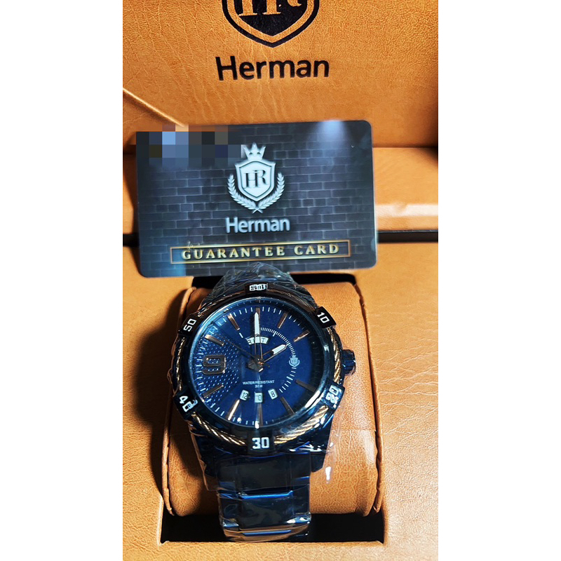 Herman手錶 藍色 可議