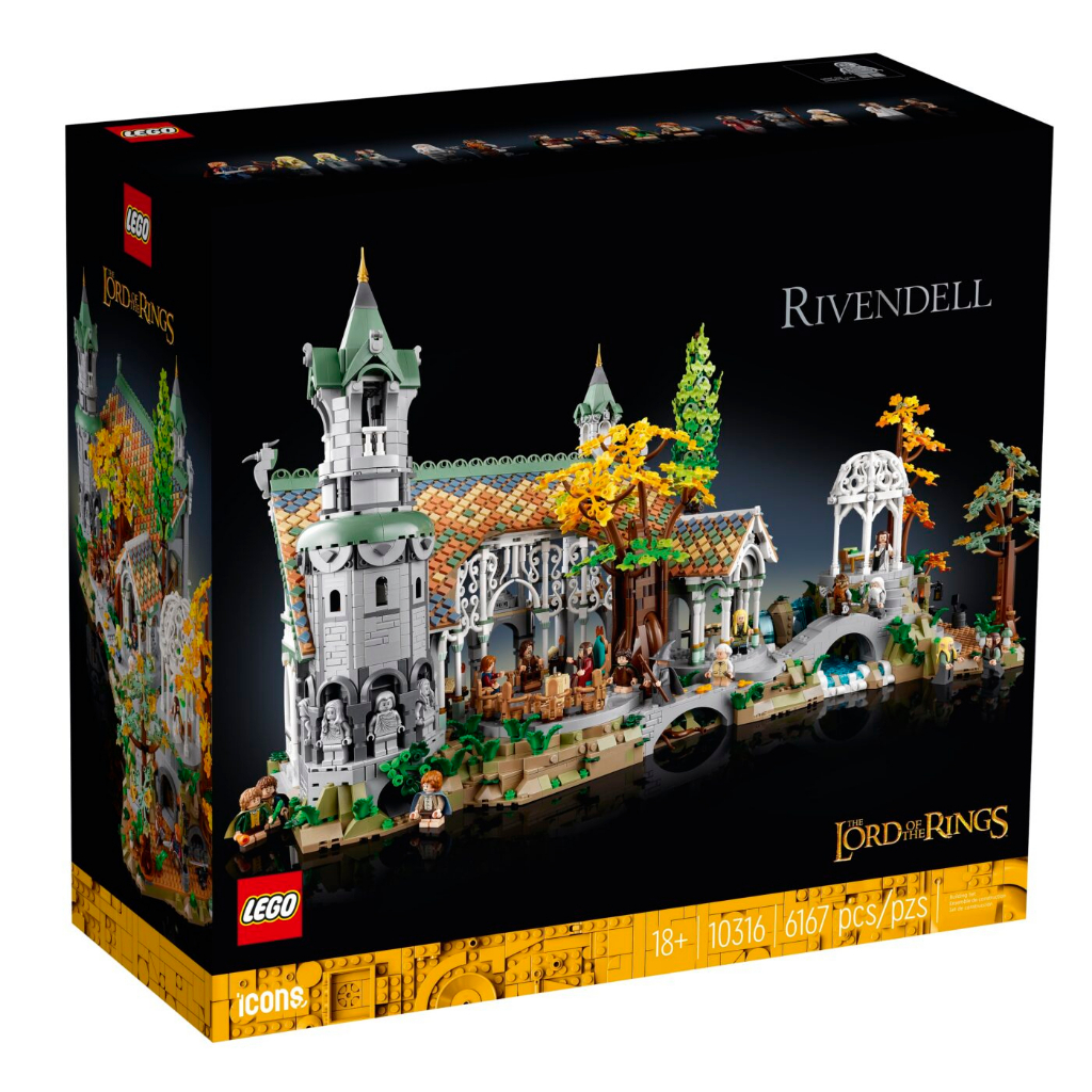 現貨 樂高 LEGO 10316 魔戒系列  Rivendell 瑞文戴爾 全新未拆 原廠貨