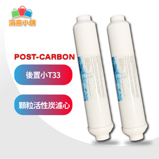 *滿意小舖*臺灣DOUBLE-T外銷版水洗椰殼後置小T33濾心/RO第5道濾心/後置活性碳，只賣60元