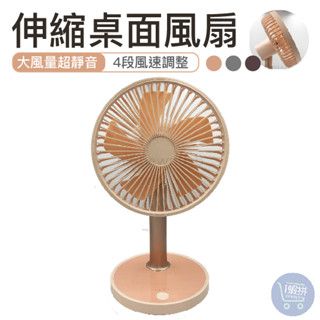 『臺灣現貨』臺灣廠商 伸縮桌面風扇 風扇 桌扇 立扇 直立扇 伸縮扇 小風扇 USB風扇 電風扇【LF05】